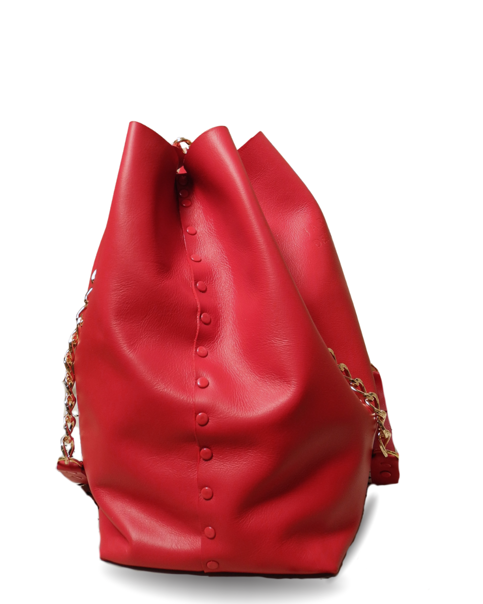 Cartera Amapola Rojo Cherry Midi - Imagen 3
