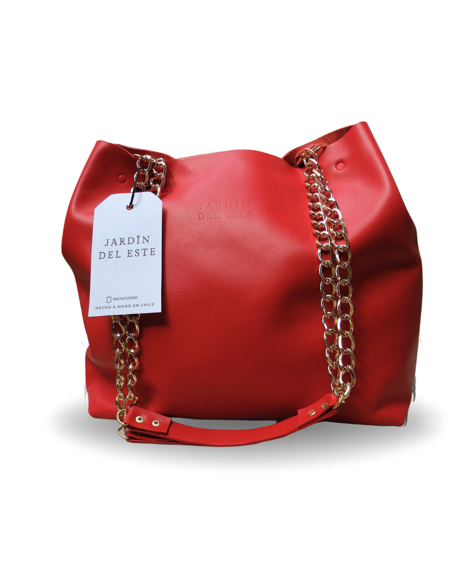Cartera Amapola Rojo Cherry Midi - Imagen 2