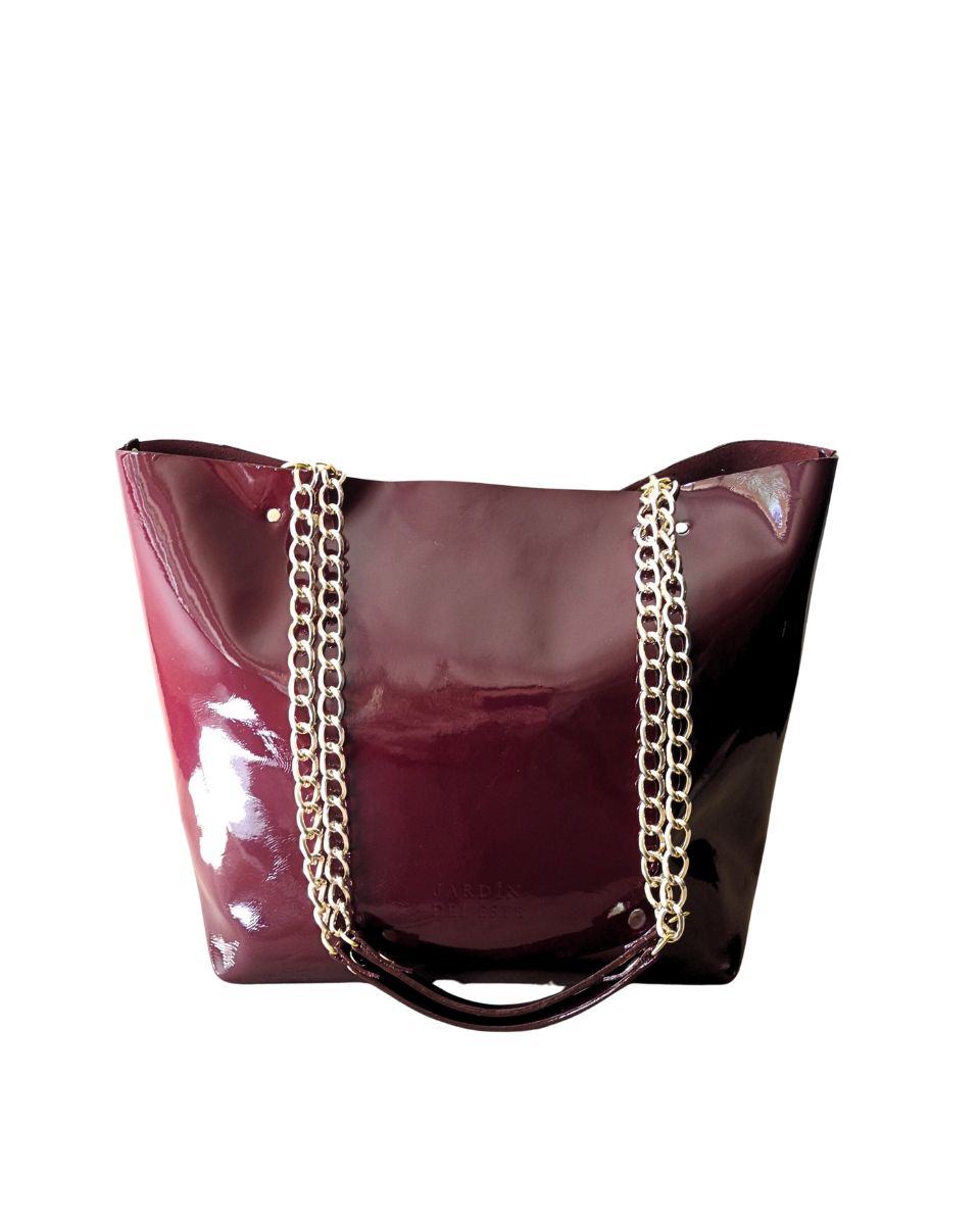 Cartera Amapola Burdeo MIDI - Imagen 2