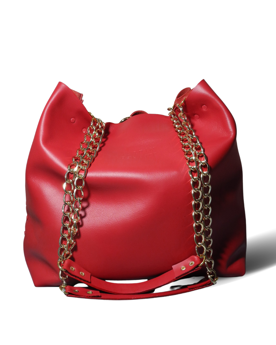 Cartera Amapola Rojo Cherry Midi - Imagen 4